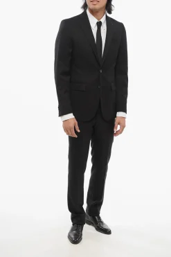 Sale CC COLLECTION Blazer Monopetto In Lana Con Tasche Ad Aletta Uomo Giacche