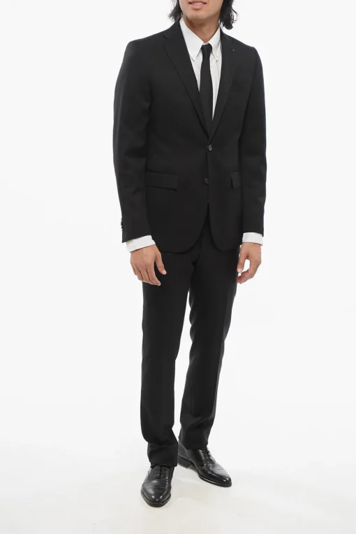 Sale CC COLLECTION Blazer Monopetto In Lana Con Tasche Ad Aletta Uomo Giacche