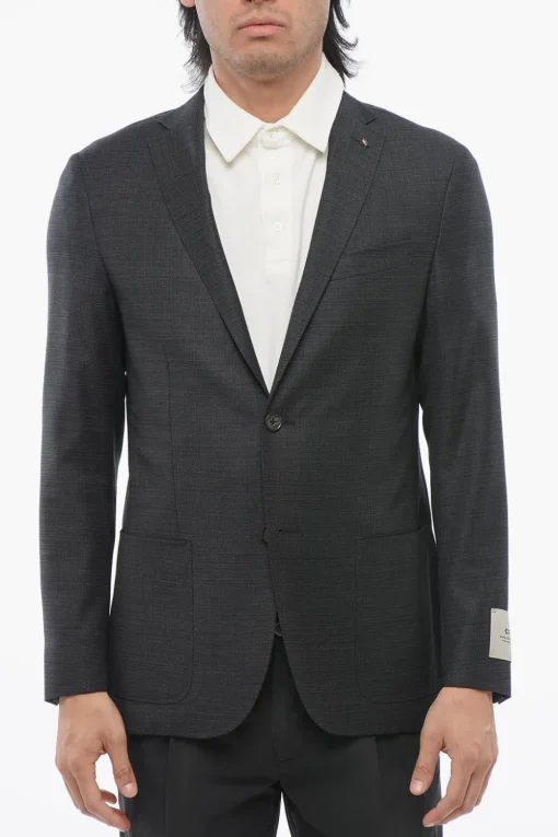Outlet CC COLLECTION Blazer RIGHT in Lana Vergine Uomo Giacche