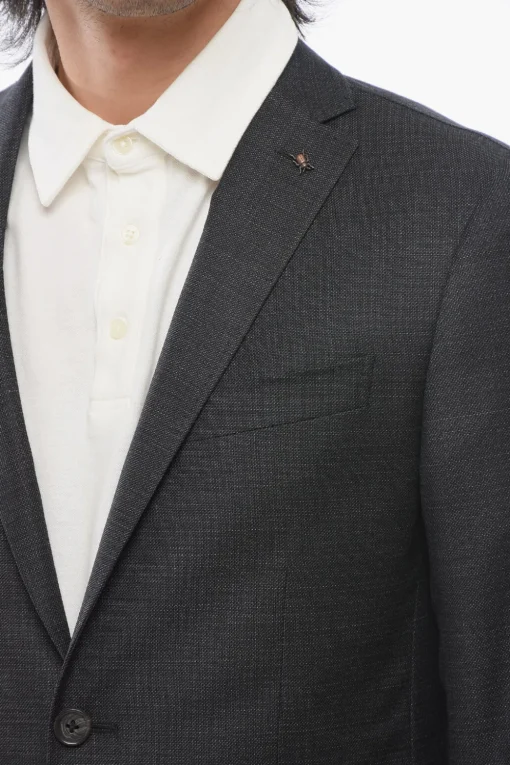 Outlet CC COLLECTION Blazer RIGHT in Lana Vergine Uomo Giacche