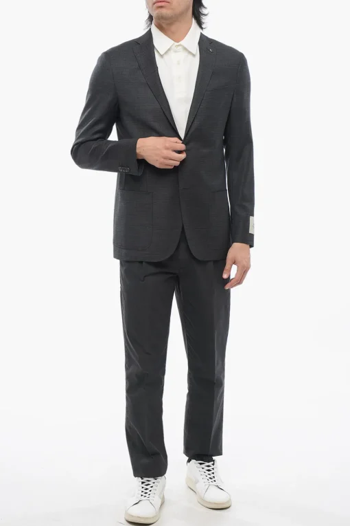 Outlet CC COLLECTION Blazer RIGHT in Lana Vergine Uomo Giacche