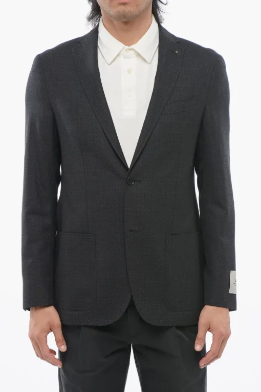 Online CC COLLECTION Blazer RIGHT in Lana Vergine Uomo Giacche