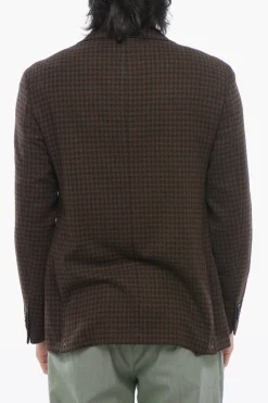 Outlet CC COLLECTION Blazer RIGHT Pied de Poule Uomo Giacche