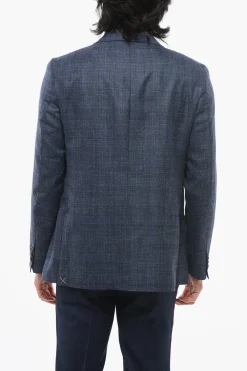 Outlet CC COLLECTION Blazer Semi-foderato RIGHT in Misto Seta Uomo Giacche