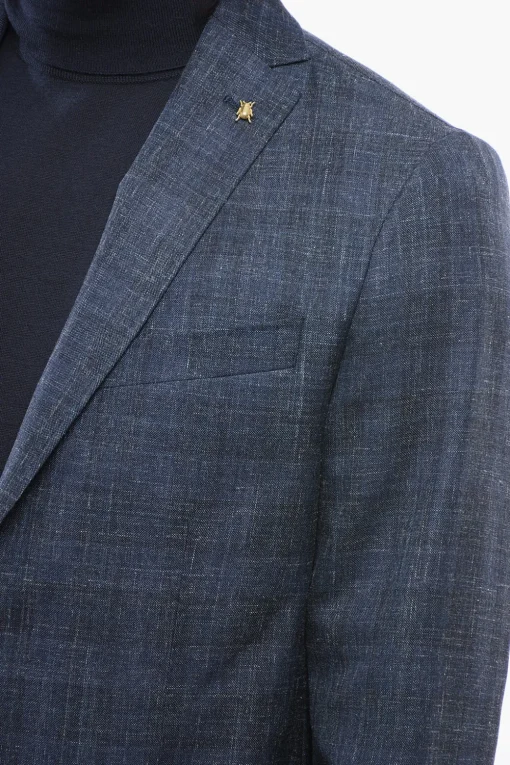 Outlet CC COLLECTION Blazer Semi-foderato RIGHT in Misto Seta Uomo Giacche