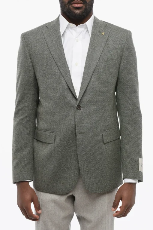 Sale CC COLLECTION Blazer Semifoderato REFINED in Lana Vergine Uomo Giacche