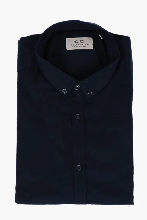 CC COLLECTION Camicia Button-down in Cotone Stretch>Corneliani Online