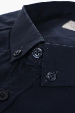 CC COLLECTION Camicia Button-down in Cotone Stretch>Corneliani Online
