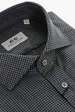 Sale CC COLLECTION Camicia in Cotone con Motivo Gingham Uomo Camicie