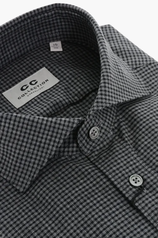 Sale CC COLLECTION Camicia in Cotone con Motivo Gingham Uomo Camicie