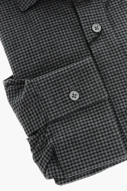 Sale CC COLLECTION Camicia in Cotone con Motivo Gingham Uomo Camicie