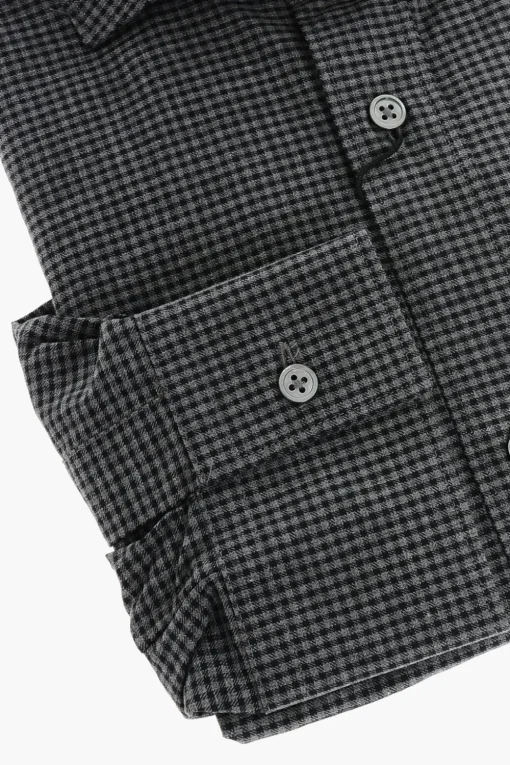 Sale CC COLLECTION Camicia in Cotone con Motivo Gingham Uomo Camicie