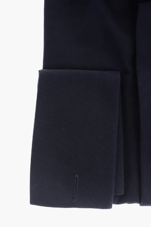 CC COLLECTION Camicia in Cotone Popeline con Abbottonatura Nascosta>Corneliani Fashion