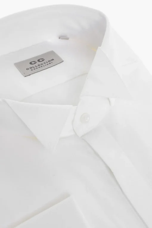 CC COLLECTION Camicia Wing-tip in Cotone Stretch>Corneliani Clearance