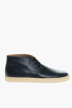 CC COLLECTION Chukka Boots in Pelle con Suola a Contrasto></noscript>Corneliani Online