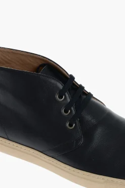 CC COLLECTION Chukka Boots in Pelle con Suola a Contrasto></noscript>Corneliani Online