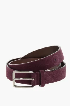 Outlet CC COLLECTION Cintura Reversibile in Suede 30mm Uomo Cinture