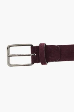 Outlet CC COLLECTION Cintura Reversibile in Suede 30mm Uomo Cinture