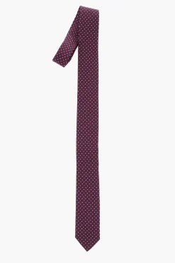 CC COLLECTION Cravatta in Seta Motivo Geometrico>Corneliani Fashion
