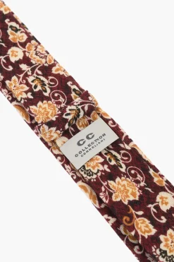 CC COLLECTION Cravatta in Lana con Motivo Floreale></noscript>Corneliani Fashion