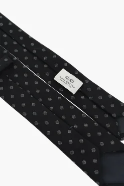 New CC COLLECTION Cravatta in Misto Lana a Pois Uomo Cravatte