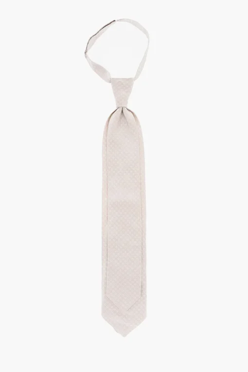 CC COLLECTION Cravatta in Seta a Pois>Corneliani Outlet