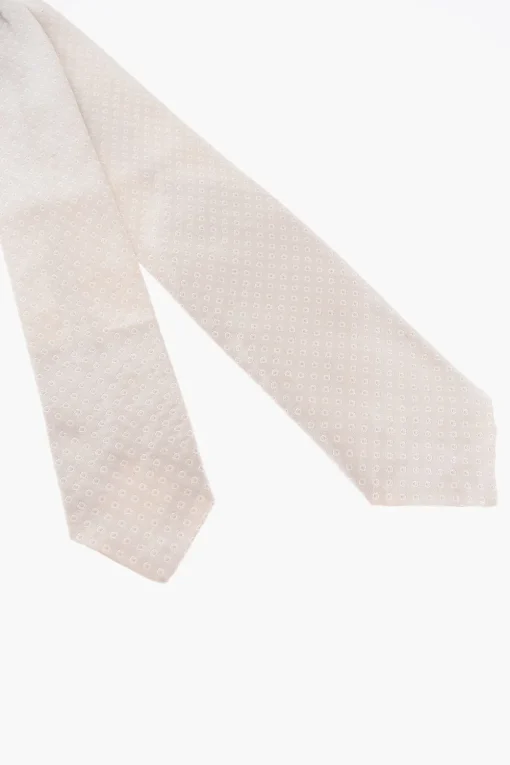 CC COLLECTION Cravatta in Seta a Pois>Corneliani Outlet