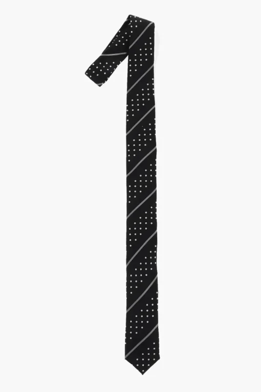 CC COLLECTION Cravatta in Seta a Fantasia>Corneliani Sale