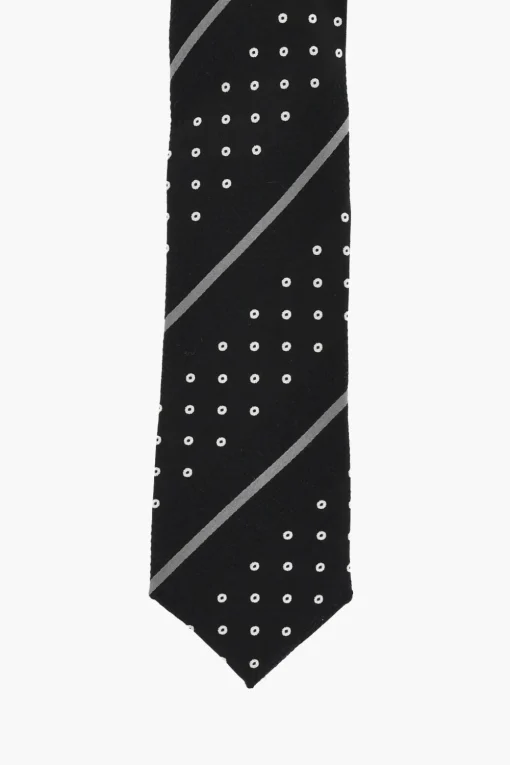 CC COLLECTION Cravatta in Seta a Fantasia>Corneliani Sale