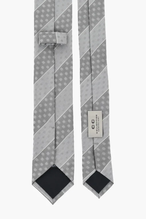 CC COLLECTION Cravatta in Seta a Pois>Corneliani Sale