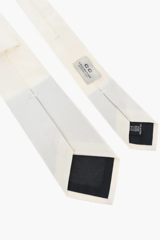 Outlet CC COLLECTION Cravatta Slim in Satin di Seta Uomo Cravatte