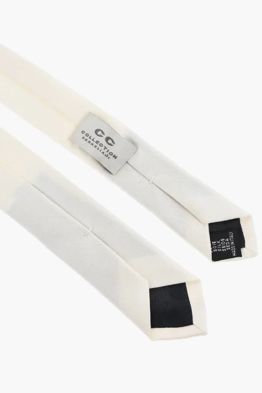 Discount CC COLLECTION Cravatta Slim in Satin di Seta Uomo Cravatte