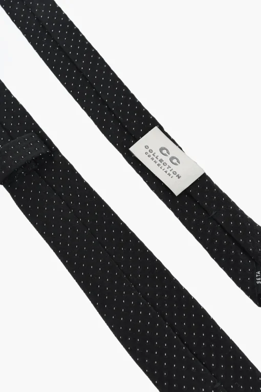 CC COLLECTION Cravatta Slim in Seta Jacquard>Corneliani Discount