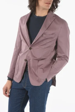 Online CC COLLECTION Giacca a 2 Bottoni Con Due Spacchi e Tasca a Toppa Uomo Giacche