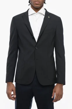Online CC COLLECTION Giacca a 3 Bottoni Sfoderata Due Spacchi Revers Classico Uomo Giacche