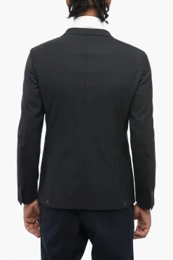 Online CC COLLECTION Giacca a 3 Bottoni Sfoderata Due Spacchi Revers Classico Uomo Giacche