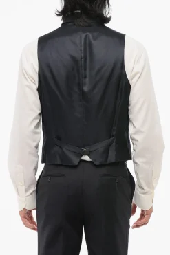 Best CC Collection Gilet a Doppio Petto in Tessuto Testurizzato Uomo Giacche