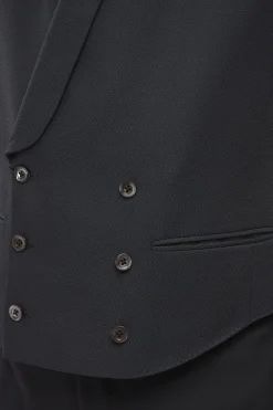 Best CC Collection Gilet a Doppio Petto in Tessuto Testurizzato Uomo Giacche