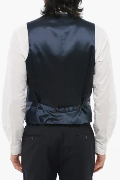 Outlet CC COLLECTION Gilet Doppiopetto CERIM.REWARD in Lana Vergine Uomo Giacche