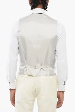 Best CC COLLECTION Gilet Doppiopetto in Tessuto Jacquard Uomo Giacche