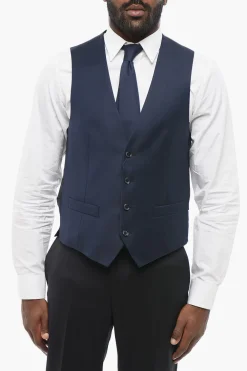 Best CC COLLECTION Gilet In Lana REFINED 4 Bottoni Uomo Giacche