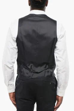 Best CC COLLECTION Gilet In Lana REFINED 4 Bottoni Uomo Giacche