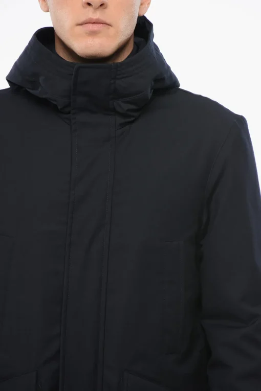 CC COLLECTION Giubbotto Utility Imbottito Con Cappuccio>Corneliani Sale