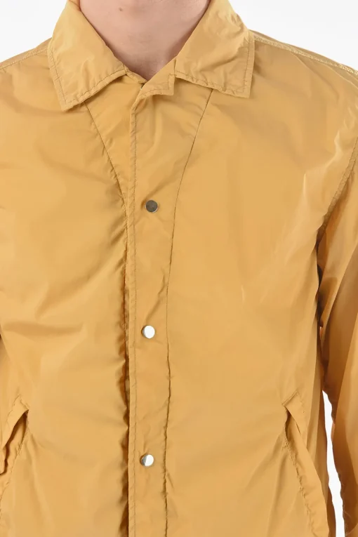 CC COLLECTION O.WEAR Giubbotto in Nylon con Bottoni Argentati>Corneliani Clearance