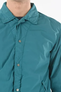 CC COLLECTION O.WEAR Overshirt HYDRAS in Nylon Stretch con Bottoni Automatici></noscript>Corneliani Best
