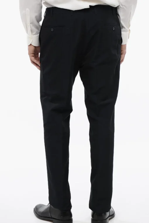 CC COLLECTION Pantaloni 4 Tasche RIGHT in Cotone e Lino>Corneliani Fashion