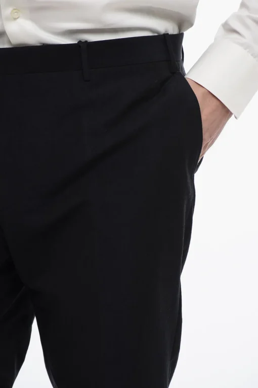 CC COLLECTION Pantaloni 4 Tasche RIGHT in Cotone e Lino>Corneliani Fashion