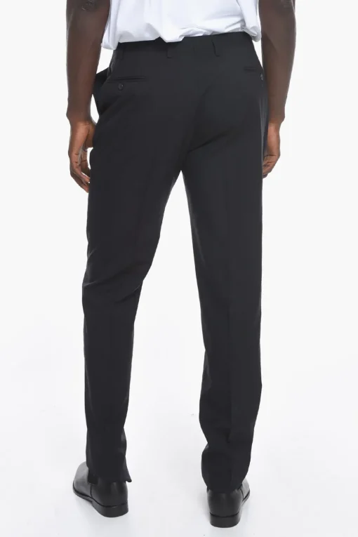 Sale CC COLLECTION Pantaloni Chino REFINED in Lana Vergine Uomo Pantaloni