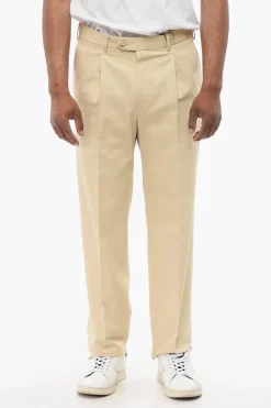 Clearance CC COLLECTION Pantaloni Chino con Tasche a Filo Uomo Pantaloni