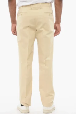 Clearance CC COLLECTION Pantaloni Chino con Tasche a Filo Uomo Pantaloni